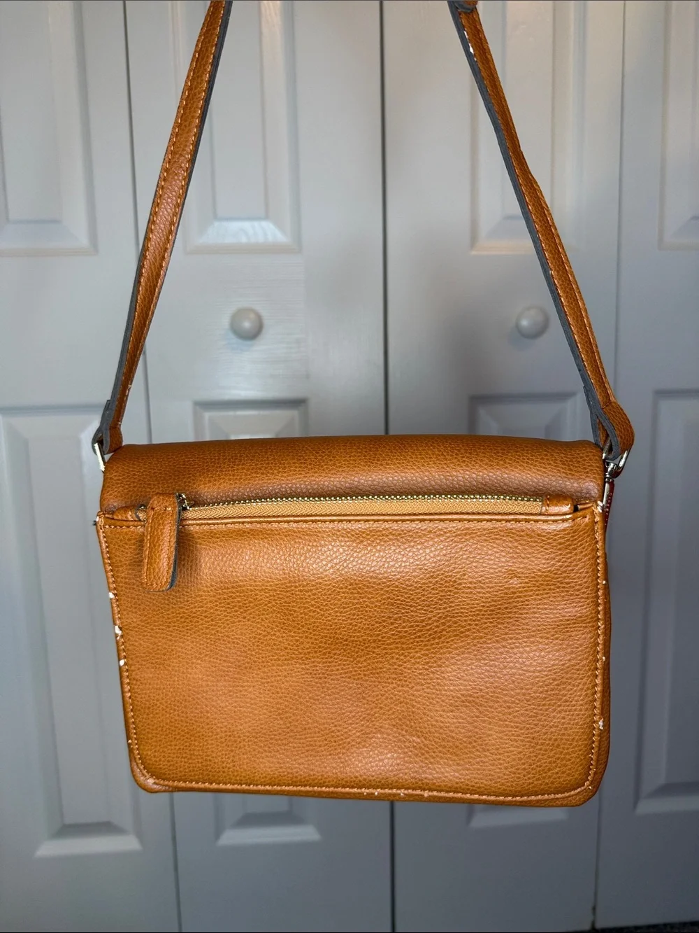 Leathwr crossbody or clutch